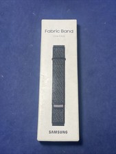 Samsung One-Click Fabric Band For Galaxy Watch 7 6 5 4 20mm M/L - Black