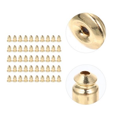  100 Pcs Ohrstecker Stopper Ohrring-Stützrücken Sicherheitsohrringrücken