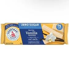 ⚫️ New Voortman Bakery ZERO SUGAR Mini Cookies Wafers Creme VANILLA 10.6oz
