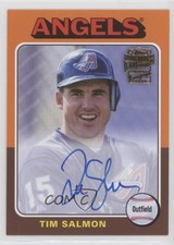2021 Topps Archives Fan Favorite Auto 1975 Topps Tim Salmon #FFA-TS Auto 5m1