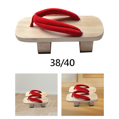 Japanische Holz Clogs Mode Hausschuhe für drinnen und draußen Sommer Kostüm
