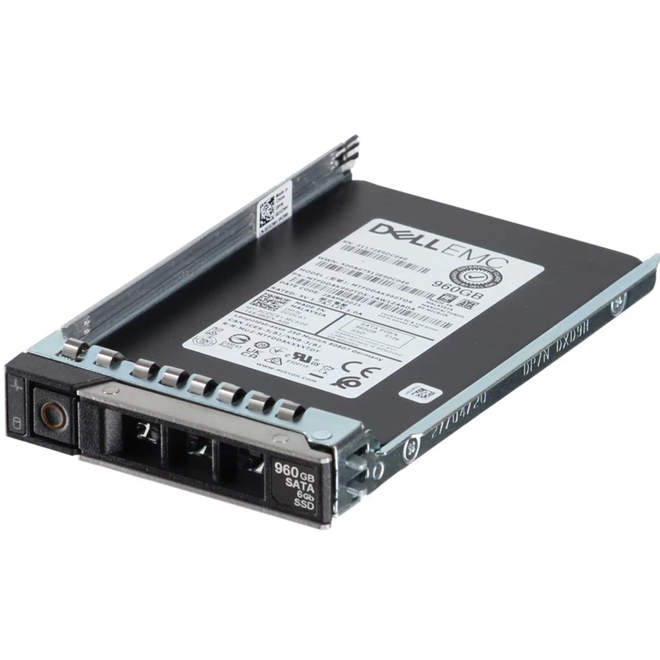 CDC61 0CDC61 Dell EMC 960GB 6Gbps SATA RI TLC 7mm 2.5 SSD 14G KIT - Image 4 of 4