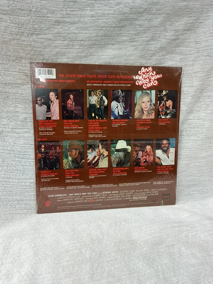 Clint Eastwood - Any Which Way You Can Soundtrack Vinyl LP - HS 3499 New Sealed - Image 2 of 2