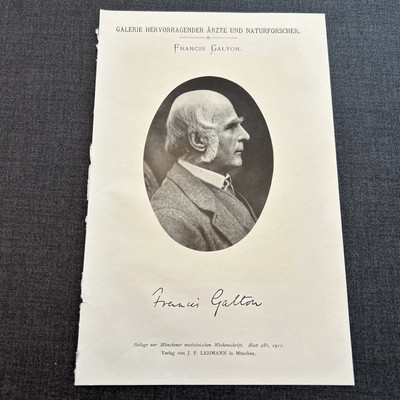 Galerie hervorragender Ärzte und Naturforscher 286 Francis Galton