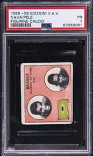 1958-59 PELE/VAVA ROOKIE RC PSA 1