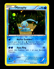 2017 Pokemon MANAPHY Black Star Promo COSMOS HOLO Foil Collection Box Card XY190 on eBay