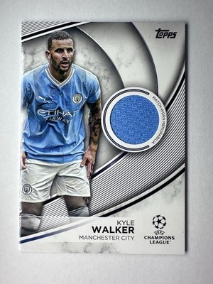 2023-24 Topps UEFA Club Competitions Kyle Walker Superstar Relic #TS-KW Man City