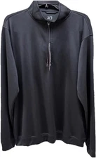 Zero Restriction Jacket Mens Black Tour Series Air Flow Top Quarter Zip L