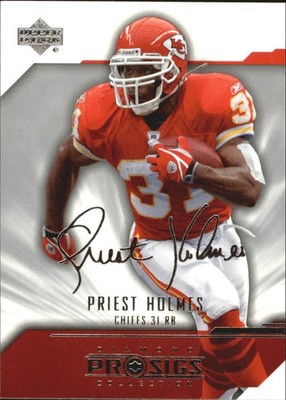2004 UD Diamond Pro Sigs #44 Priest Holmes - FB
