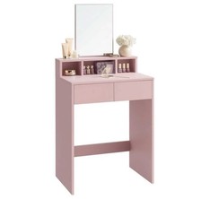 Collection Dressing Table with Large Mirror Vanity Table with 2