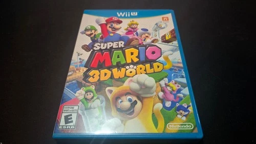 Super Mario 3D World Blue Nintendo Wii U LN perfect condition COMPLETE!