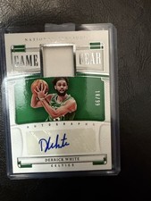 2022-23 Panini National Treasures Game Gear Autographs Derrick White Celtics /99