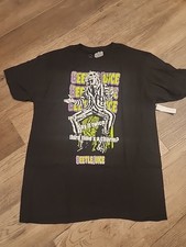 Beetlejuice Black T-shirt Men's Sz XL Graphic Halloween Trick Or Treat
