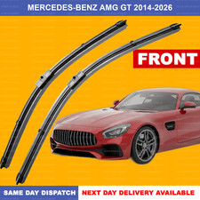 For Mercedes Amg Gt 2014-2026 Side Pin Arm Front Wiper Blades SET 20" 20"