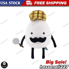 25cm Secret Staycation Detective Egg Plush Doll Game Character Stuffed Toy