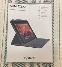 Logitech Slim Folio Keyboard Case for Apple iPad 5th/6th Gen. - Black