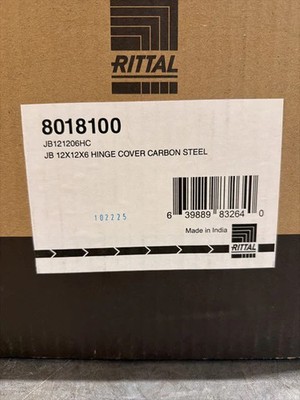 Rittal 8018100 Carbon Steel Control Panel Enclosure 12x12x6'' JB121206HC-Factory