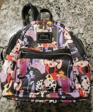 Disney Loungefly Mini Mochila Villanos Mujer’s Cruella Maléfica Reina Corazones