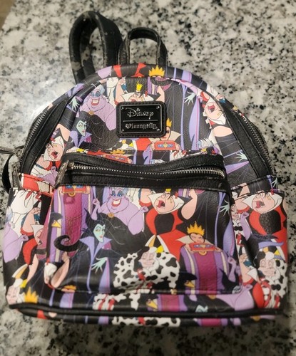 Disney Loungefly Mini Backpack Villains Women’s Cruella Maleficent Queen Hearts