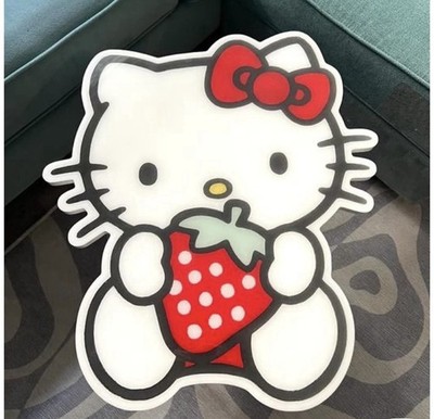 Hello Kitty Strawberry Table By Hypnotic Art Design