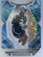 2017 Panini Spectra Rookie Gareon Conley #138 Neon Blu Prizm DieCut 3/35 RAIDERS