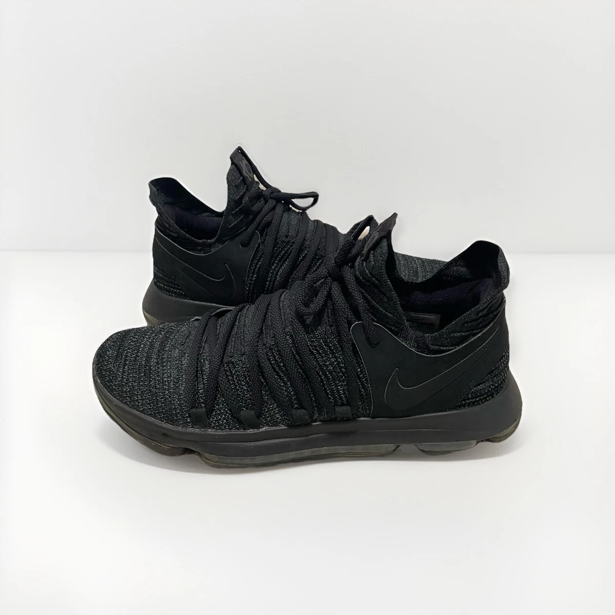 Nike Size 9 Mens Zoom KD Triple Black Blackout Shoes‎ Sneakers 897815-004 Nike KD 10 Blackout - StockX News main image 4