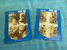 Lot of 2 Meyercord Decals Vintage Oriental Go...