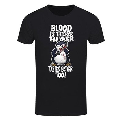 Psycho Penguin Herren T-Shirt Blood Is Thicker Than Water (GR2791)