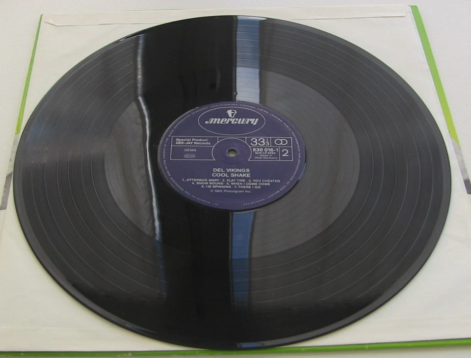 The Del Vikings  – Cool Shake - 12" LP Reissue von 1987 - Bild 2 von 4