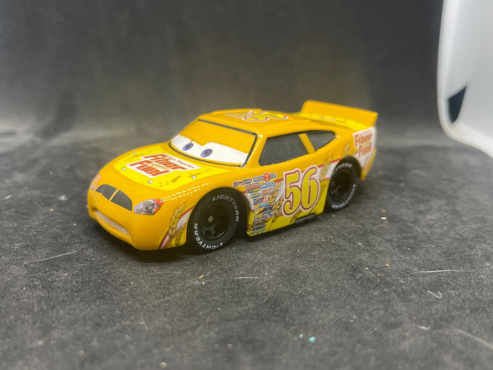 Disney Pixar Cars Fiber Fuel 56 Kmart Synthetic Rubber Tires 1:55 Diecast LOOSE