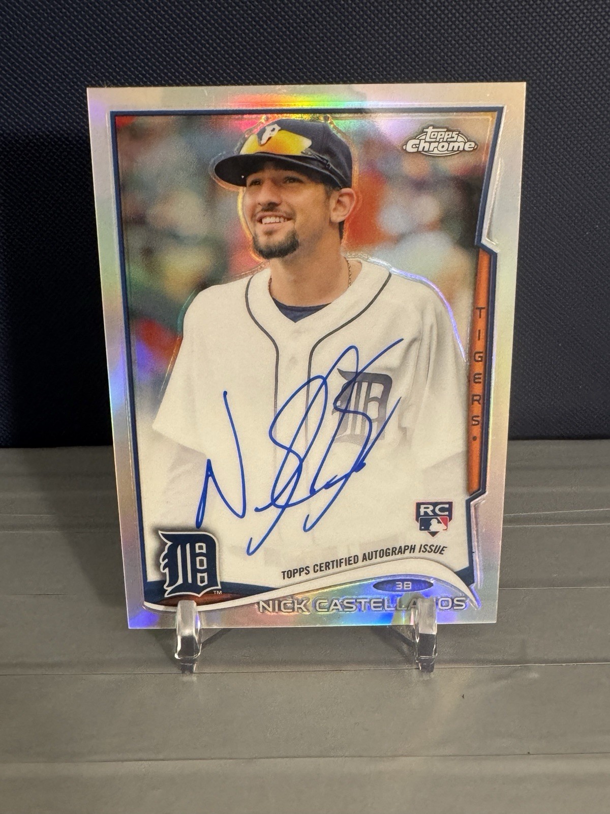 2014 Topps Chrome #4 Nick Castellanos Image Variation Refractor Auto /499
