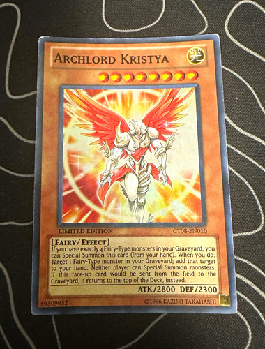 Archlord Kristya CT08-EN010 YuGiOh Collectible Tins 2011 card