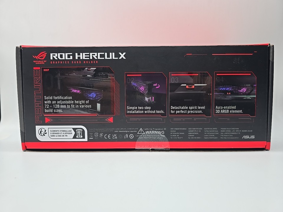 ASUS ROG Herculx Graphics Card Anti-Sag Holder Bracket Model XH01 | eBay