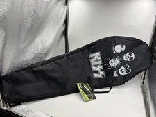 Brand New KISS COFFIN CASE  GUITAR HERO 34” X 12” ROCKBAND Zip up case