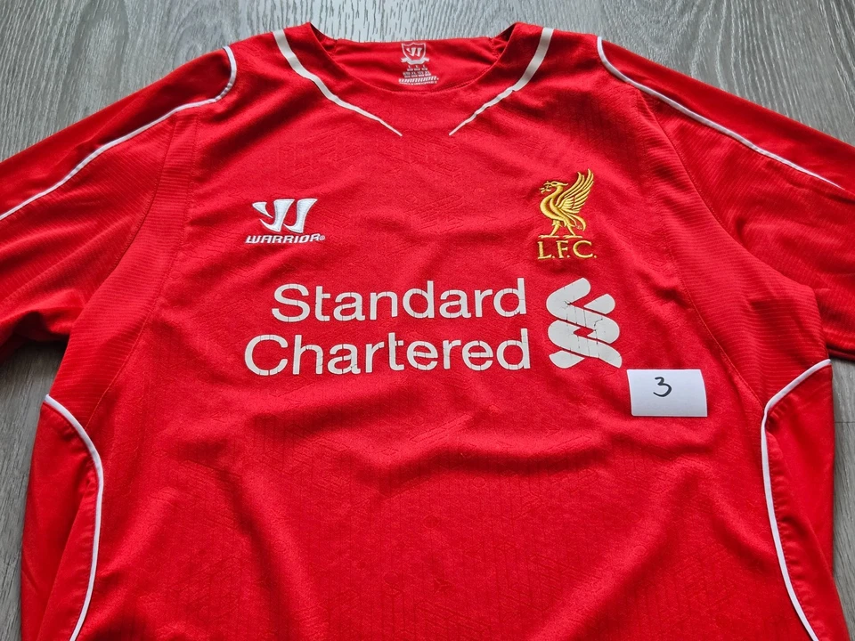 Mens Warrior Liverpool Home long sleeves football shirt 2014 - 2015 Size L - Image 2 of 4
