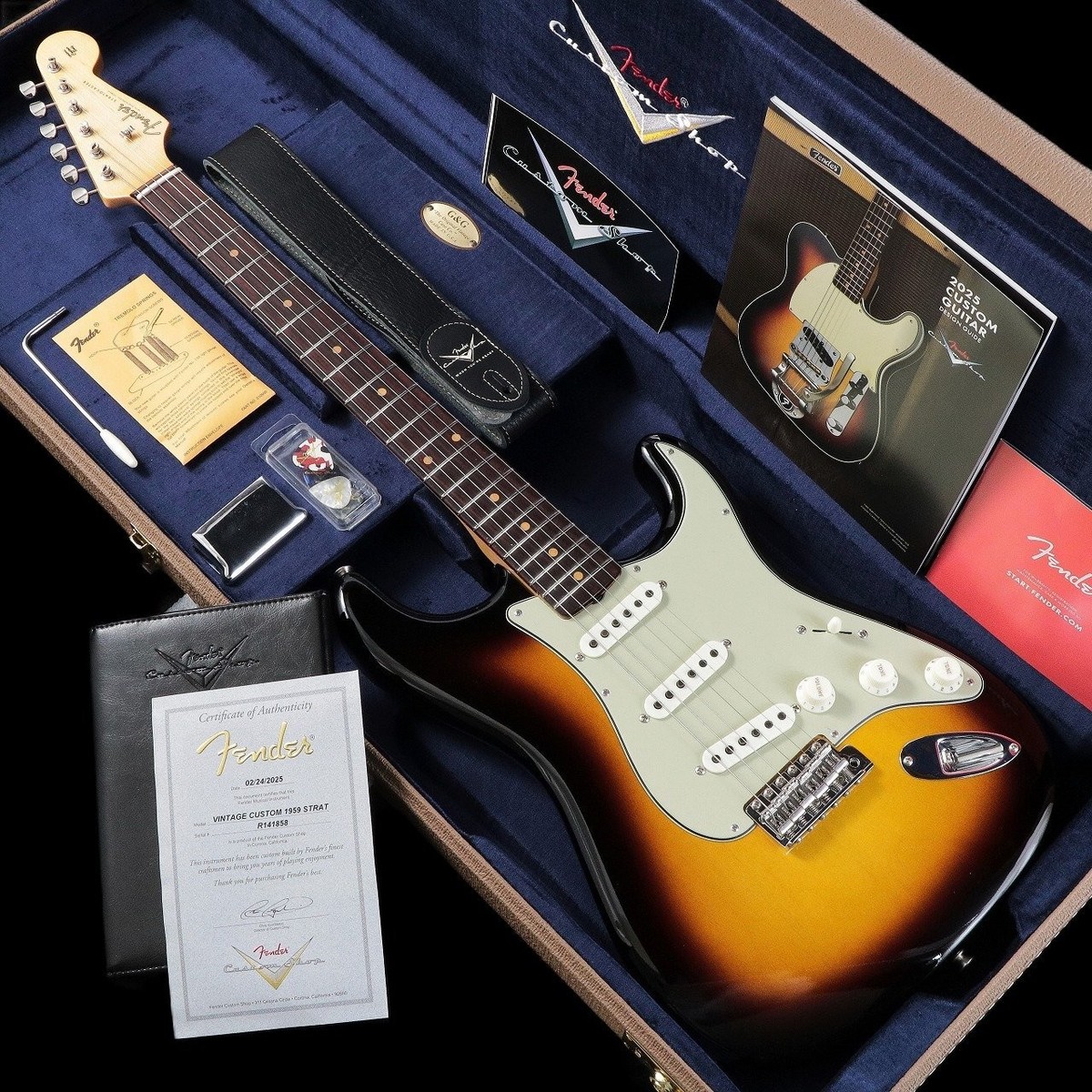 ギター Fender Custom Shop 1959 Stratocaster NOS Fender Custom Shop Vintage Custom 1959 Stratocaster NOS