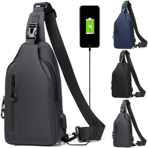One Shoulder Bag Mens Backpack Rucksack Shoulder Bag Chest...