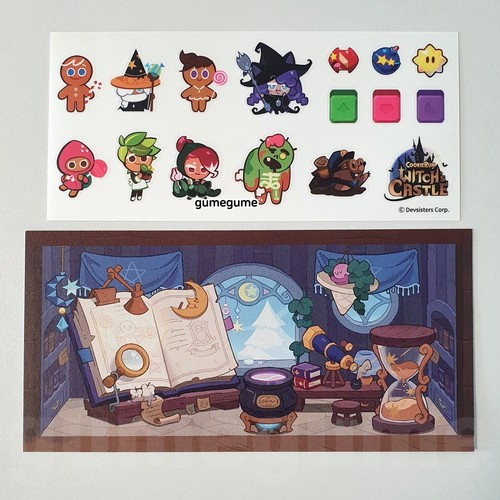 Cookie Run Witch's Castle Sticker Set Official | eBay