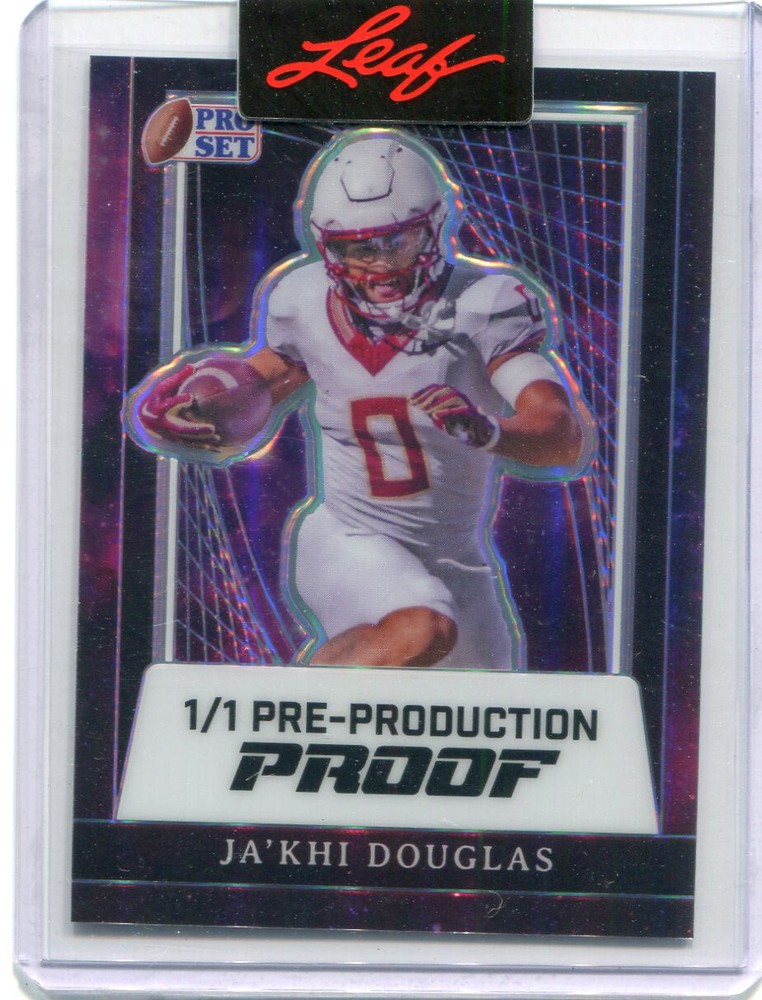 2024 Leaf Pro Set Metal Football Galaxy Proof Ja'Khi Douglas Rookie 1/1