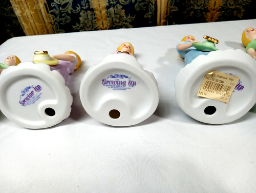 Growing Up Girls By Enesco Blonde Newborn-Age 16 + Graduate Figurines W/Box - Picture 17 of 24