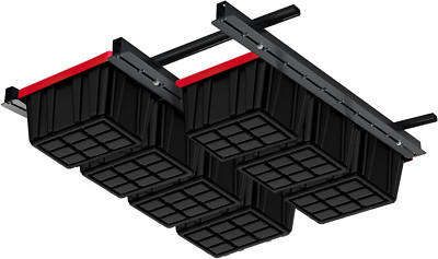 Heavy Duty Adjustable Garage Ceiling Storage Rack - 48'' x 48'' Organizer