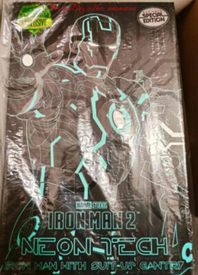 Hot Toys MMS597 Iron Man Mark 50 Neon Tech 4.0 - 1:6 - 33 Cm - Neuf Scellé