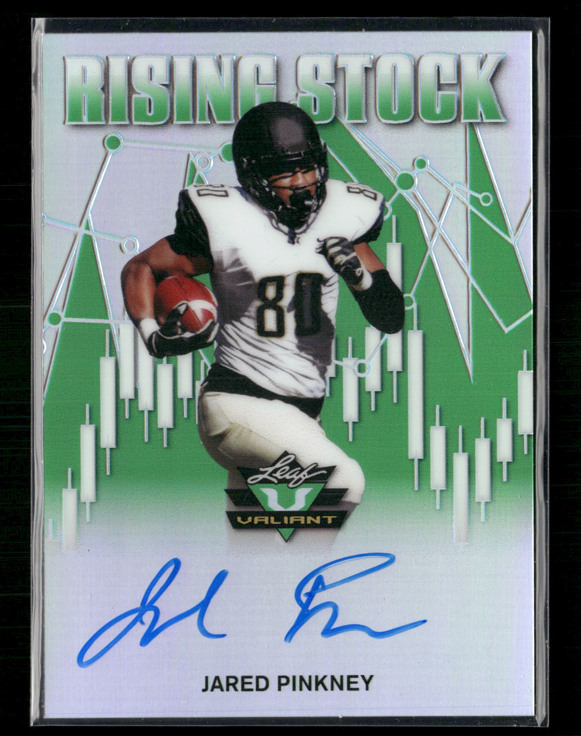 Jared Pinkney 2020 Leaf Valiant Rising Stock Auto 1/75