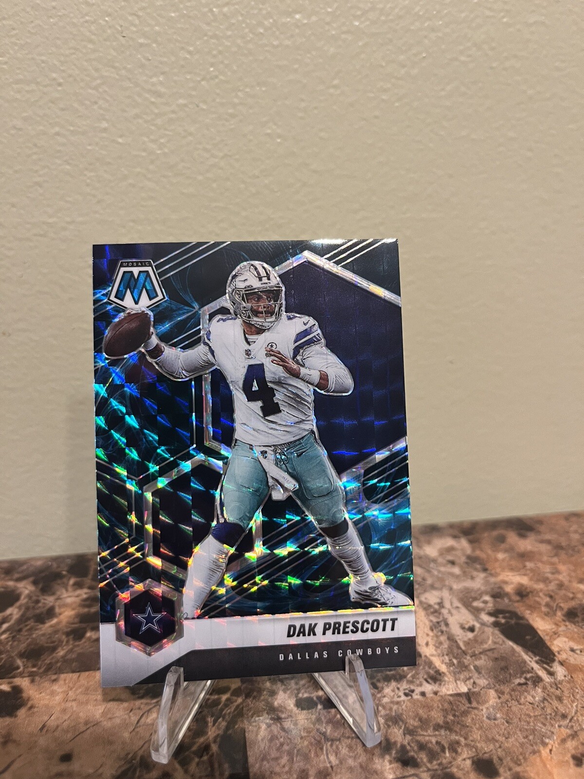 2021 Panini Mosaic Genesis Prizm #58 Dak Prescott SP Case Hit