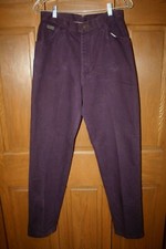 VTG Women's WRANGLER Denim Jeans 12x30 Riders Western Eggplant Purple NM