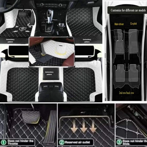 For Honda Ridgeline 2006-2023 All Models Car Floor Mats Carpet Waterproof Custom - Imagen 24 de 38