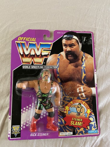 WWF HASBRO MOC RICK STEINER ACTION FIGURE SERIES 9...
