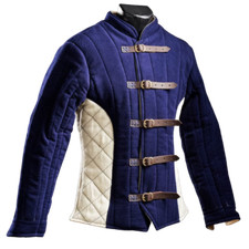 Medieval Viking Gambeson Padded Coat Full Sleeve Cosplay Fight Witcher Costume
