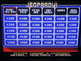 Jeopardy! Junior Edition (NES, 1988) By Gametek (Cartridge Only) NTSC
