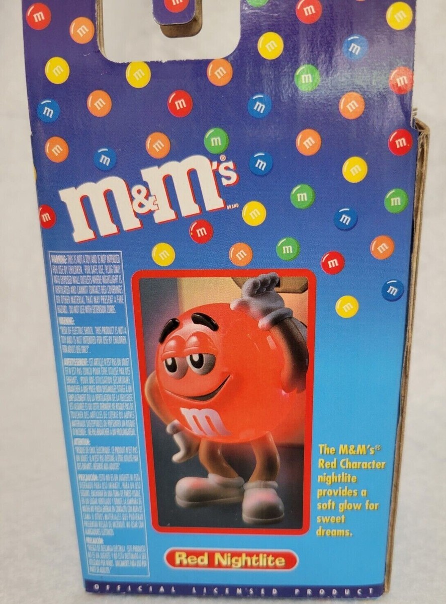 M&M's キャンディーディッシュプレイン　 ナイトライト M & M's Red Candy Character LED Nightlight M&M's Night Light